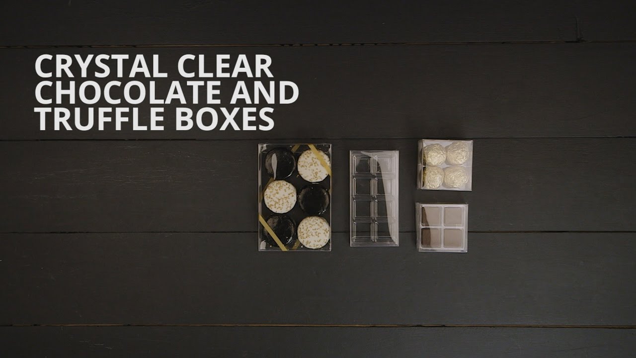 Crystal Clear Chocolate and Truffle Boxes
