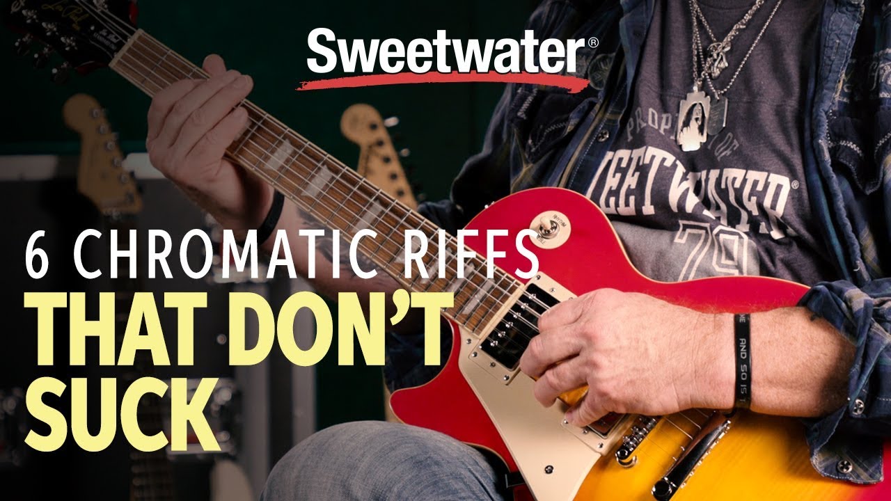 6 Chromatic Guitar Riffs That Don't Suck 🎸 | Guitar Lesson