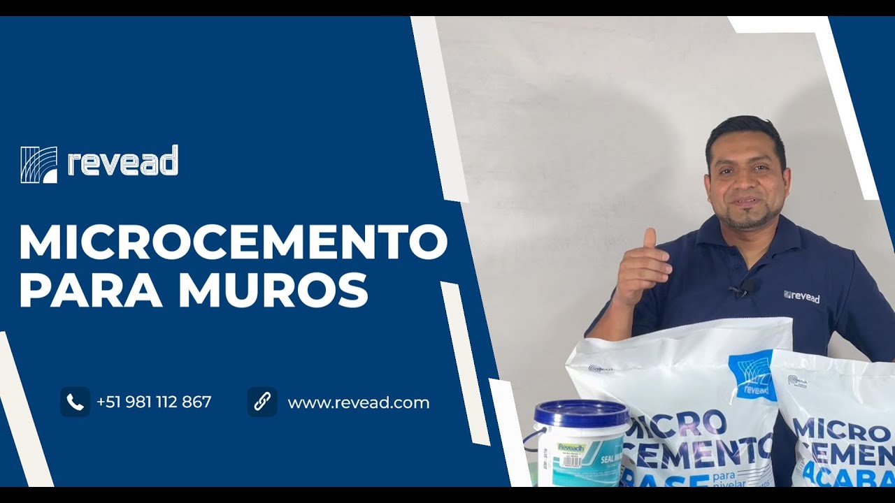 TUTORIAL MICROCEMENTO para paredes |REVEAD PERU