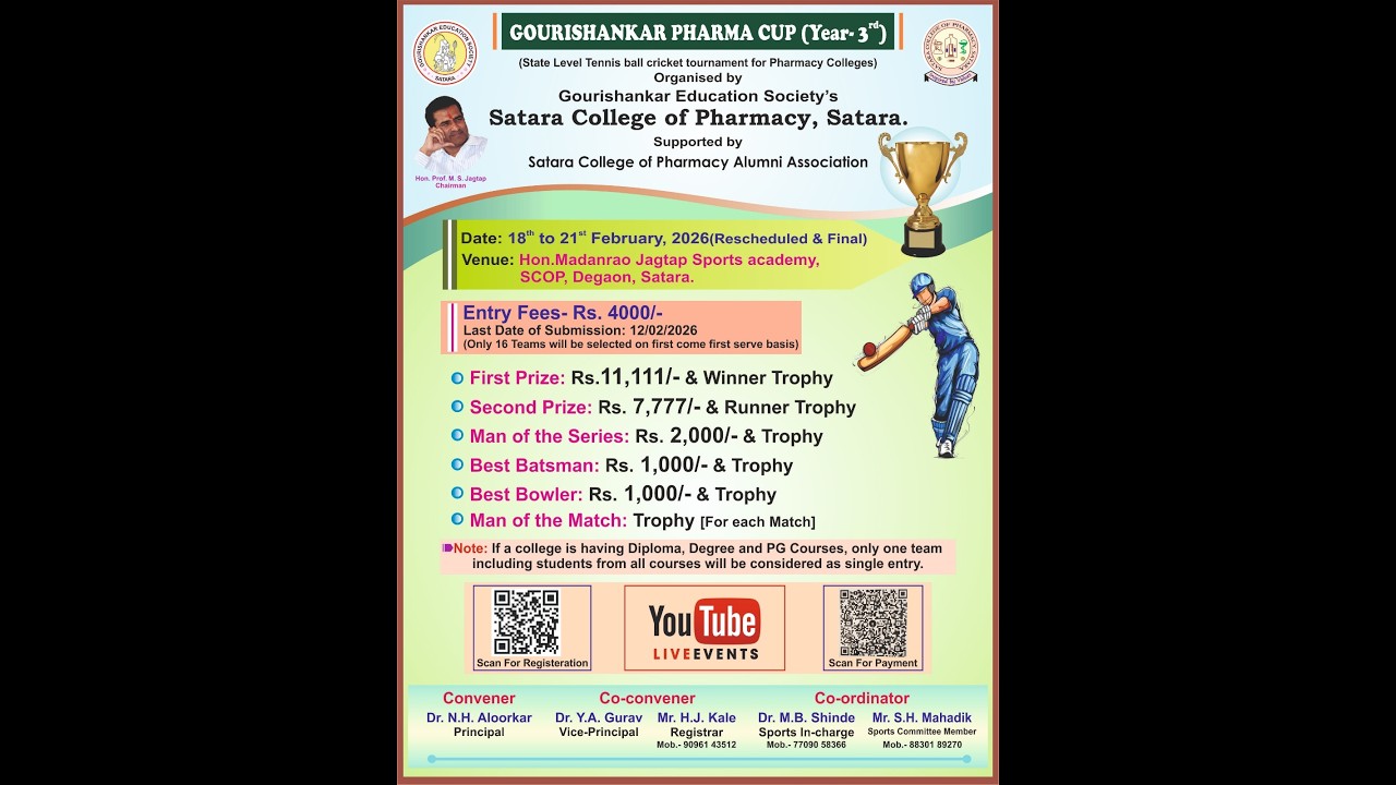 DAY 1 II GOURISHANKAR PHARMA CUP 2026
