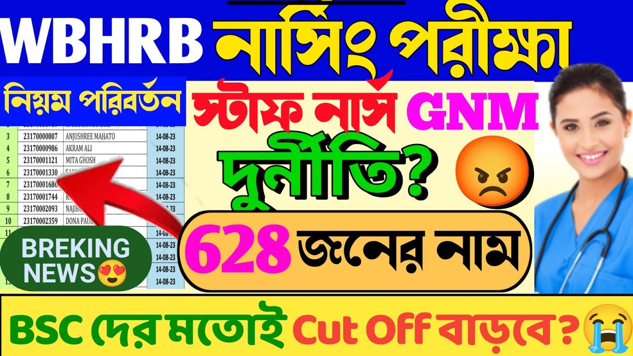 wb staff nurse recruitment 2025 | wb staff nurse recruitment 2025 | staff nurse cut off 2025 #cutoff