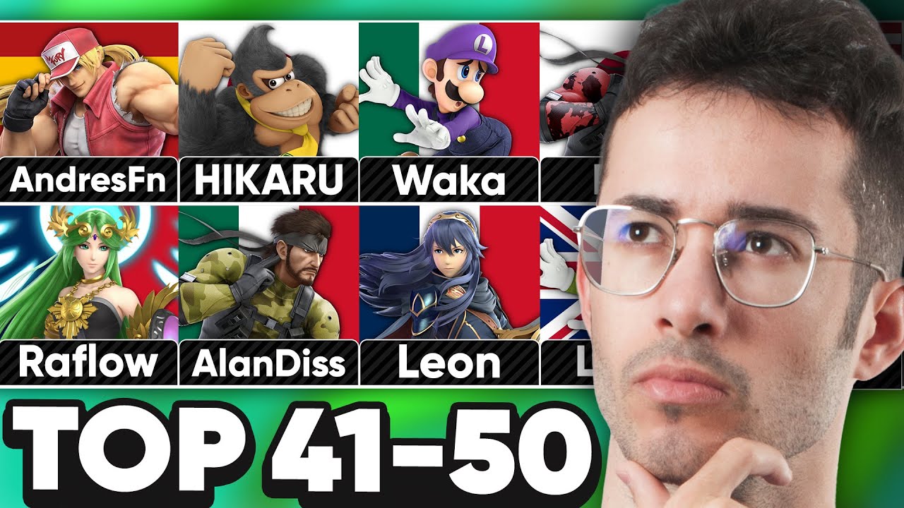 MI TOP 50 MEJORES JUGADORES DE SMASH BROS ULTIMATE | Top 41-50