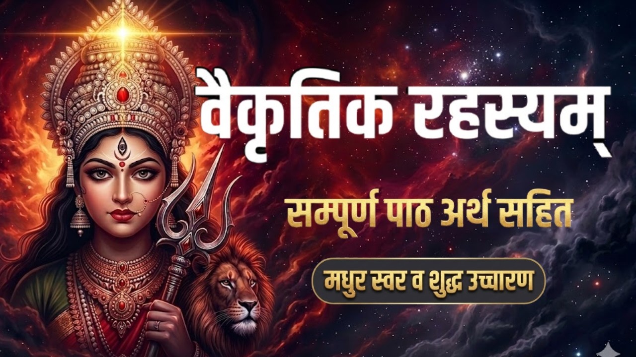 Vaikritik Rahasyam - Durga Saptashati (सम्पूर्ण पाठ), Part 24/29 | चण्डी पाठ | Devi Mahatmya