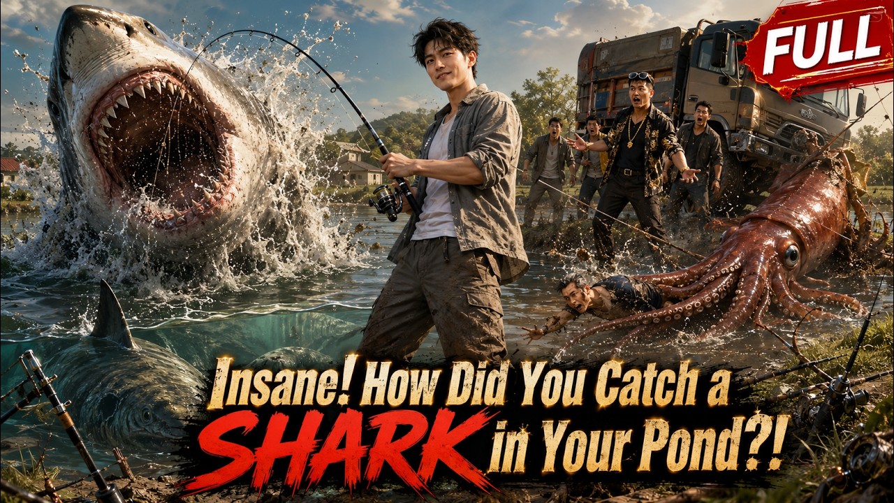 [FULL] 📢/996 programmer quits job, his village pond catches giant sharks/ #drama #ai #shortdrama