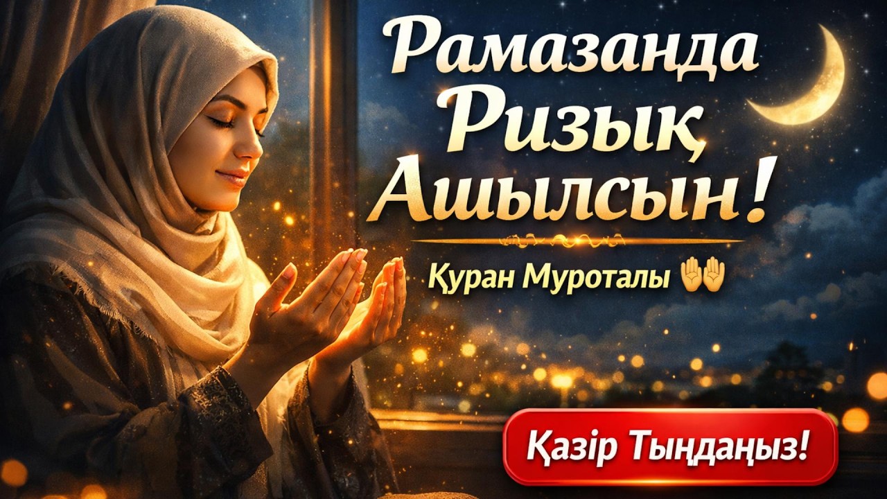 Рамазанда Ризық Көбейтуге Арналған Құран Муроталы 🤲 Үздіксіз Береке Сұрау