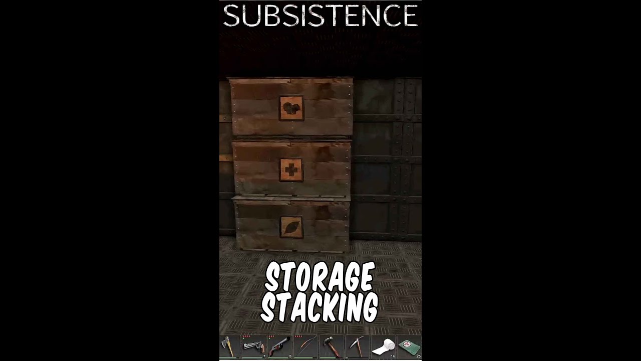 Subsistence Box Stacking | YouTube shorts, #shorts, #Shorts |Base building| survival games| crafting