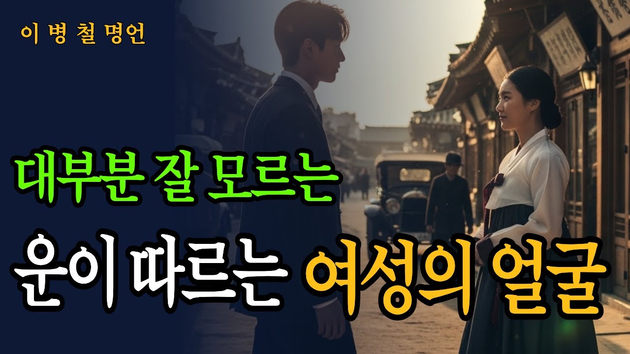 [이병철 어록] ] 운이 붙는 여성 얼굴엔 공통점이 있습니다｜이병철의 사람 보는 눈  인생철학 I 위인의지혜 I 오디오북