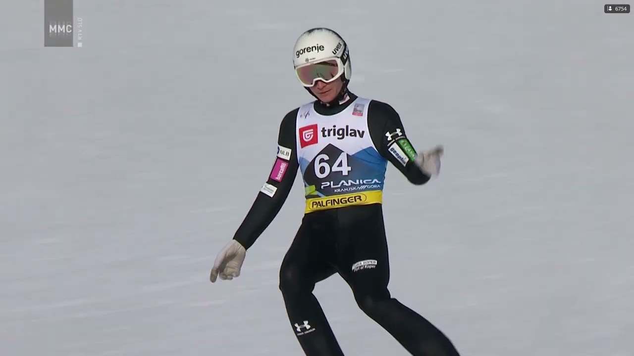 Anze Lanisek - 237m - 2nd training - Planica 2023