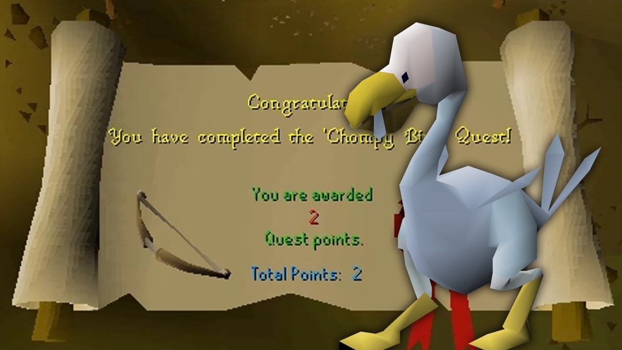 2004Scape The Big Chompy Bird Hunting quest guide
