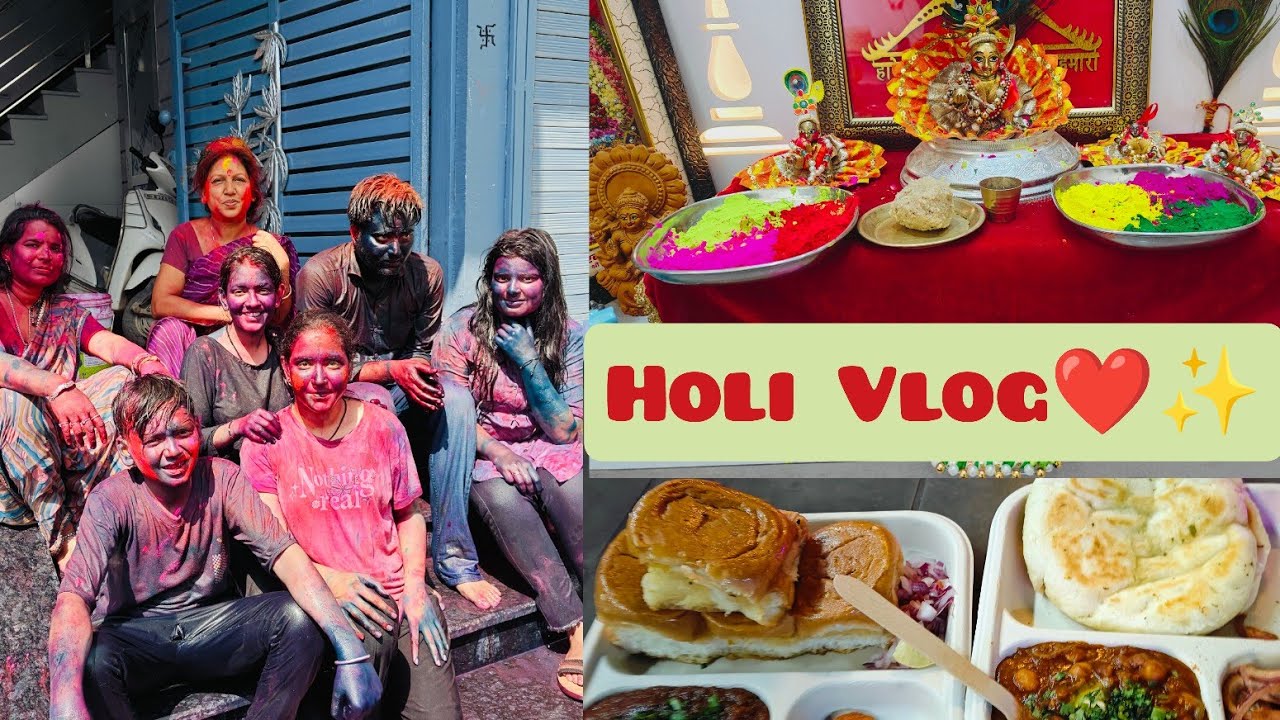 Holi Vlog 2025🧡|| Sabne Milkar Ye Kya Bna Diya🫤 #trending #viralvideo #vlog #holi #festival #family