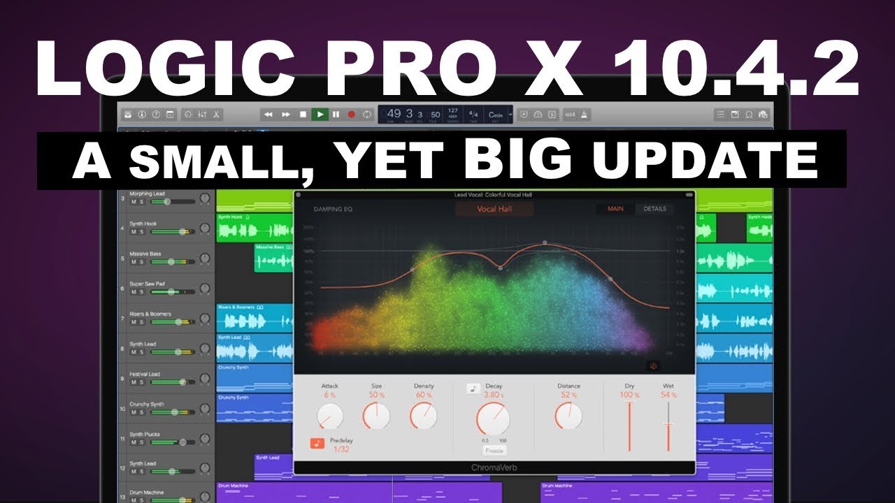 Logic Pro X 10.4.2 | What's New?
