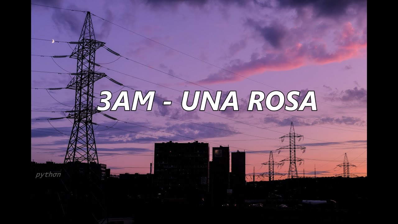 3AM - Una Rosa (Letra)