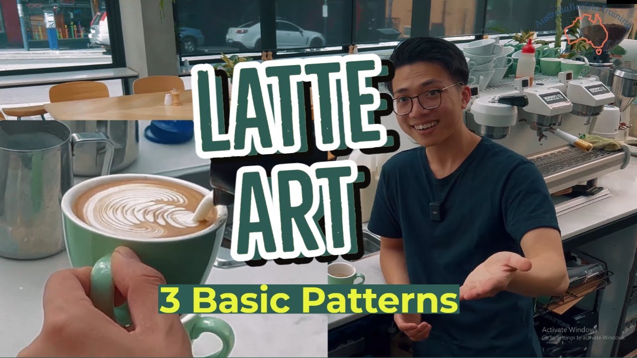 Hướng dẫn Latte Art (P2)- 3 hình Cơ Bản - Latte Art Tutorial (Part 2)