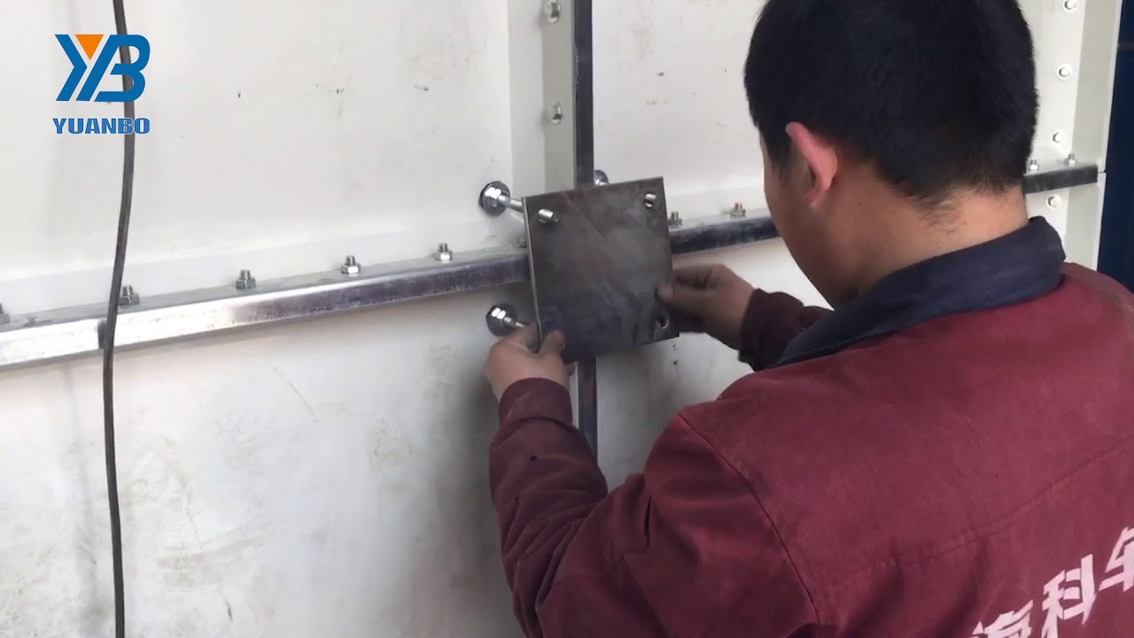 YUANBO FRP water tank installation
