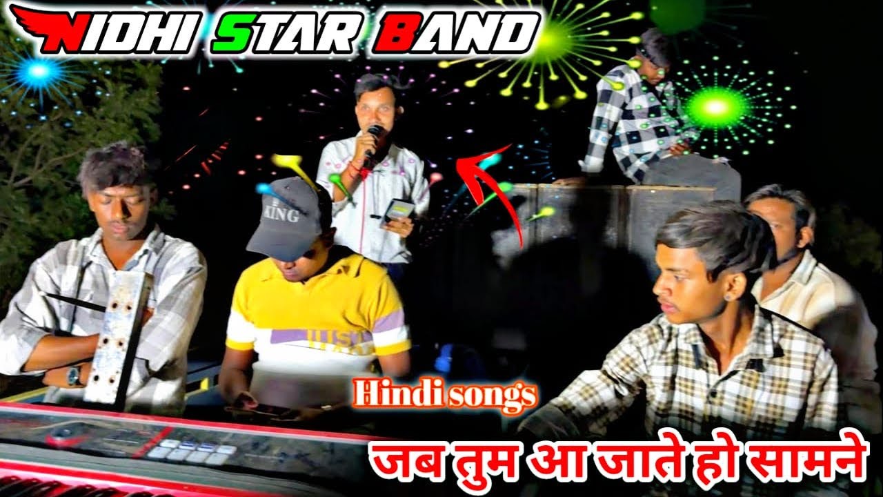 NIDHI 💫 BAND ll जब तुम आ जाते हो सामने HINDI🫀SONG ll AKKI SINGER के आवाज में 🎤🎹
