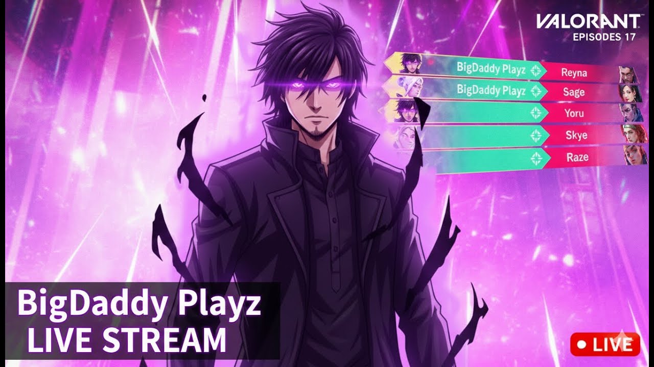 Race To ACE | Valorant Live | BigDaddy Playz