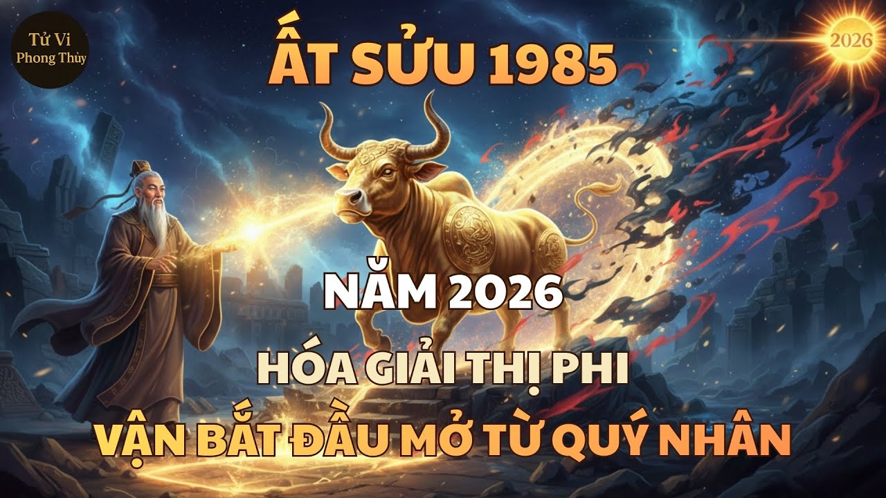 🐂  Ất Sửu 1985 Năm 2026 Hóa Giải Thị Phi–Bước Ngoặt “Đổi Vận” Bất Ngờ Từ Quý Nhân #tuvi #phongthuy