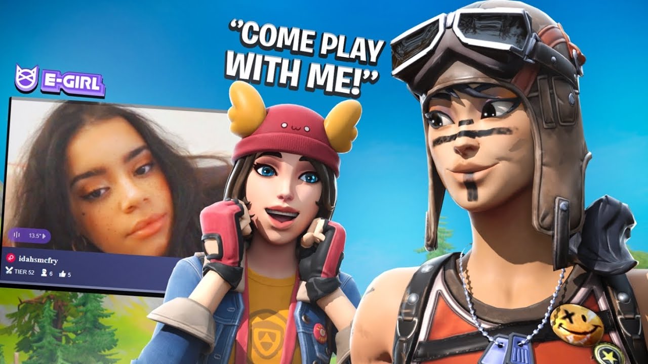 I hired Gamer Egirls to play with me on Fortnite...