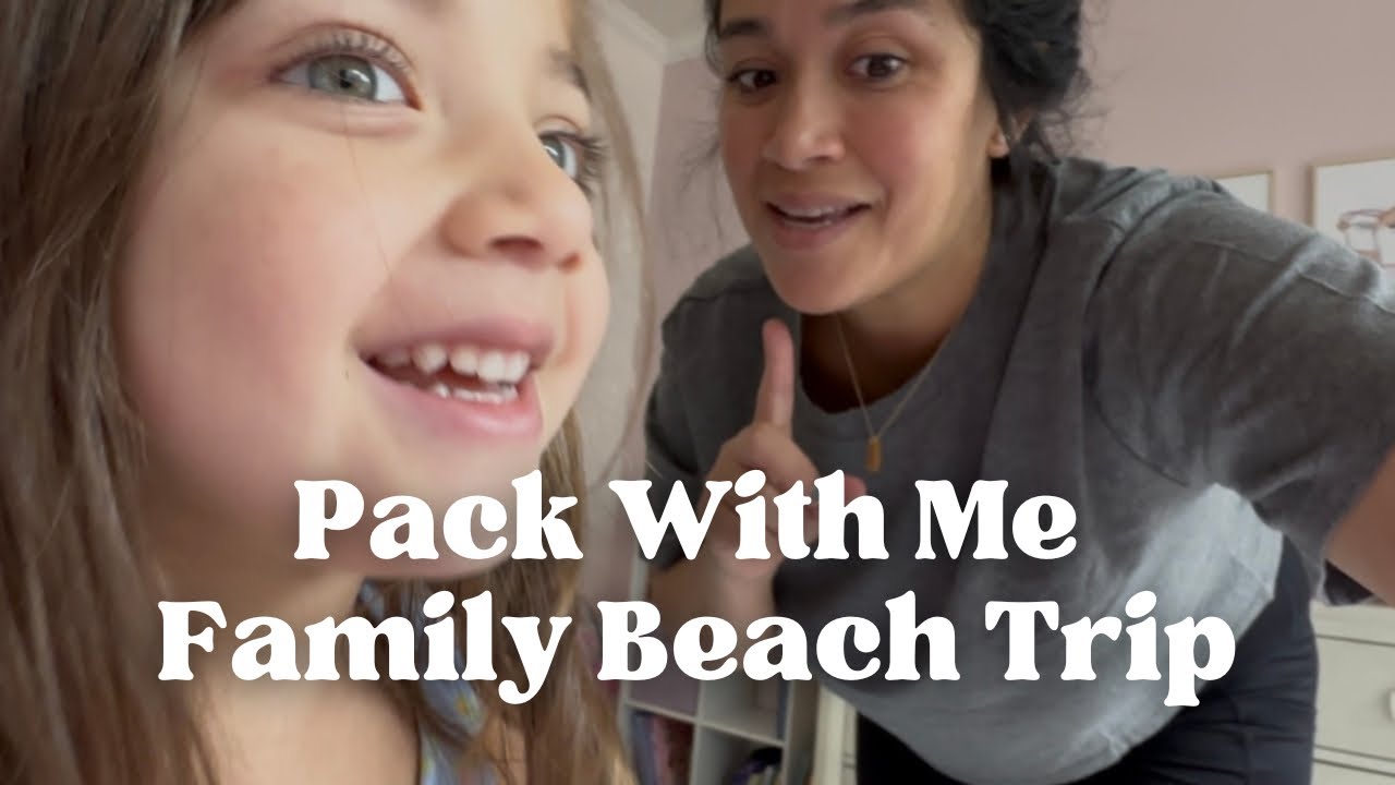 Pack With Me for Our Family Beach Vacation | Family of 5 Travel Prep