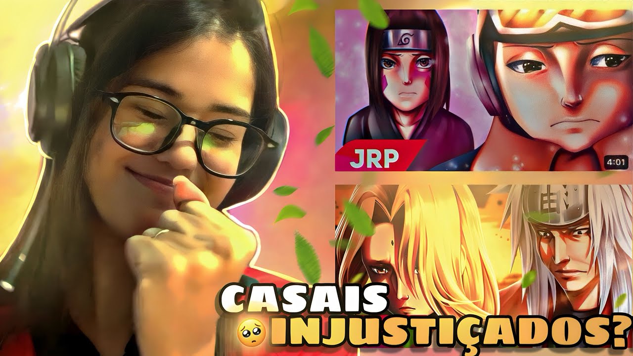 REACT 2X1 - JRP: Meu bem é você | Obito e Rin & Eu tentei 💔| Jiraya e Tsunade | Naruto