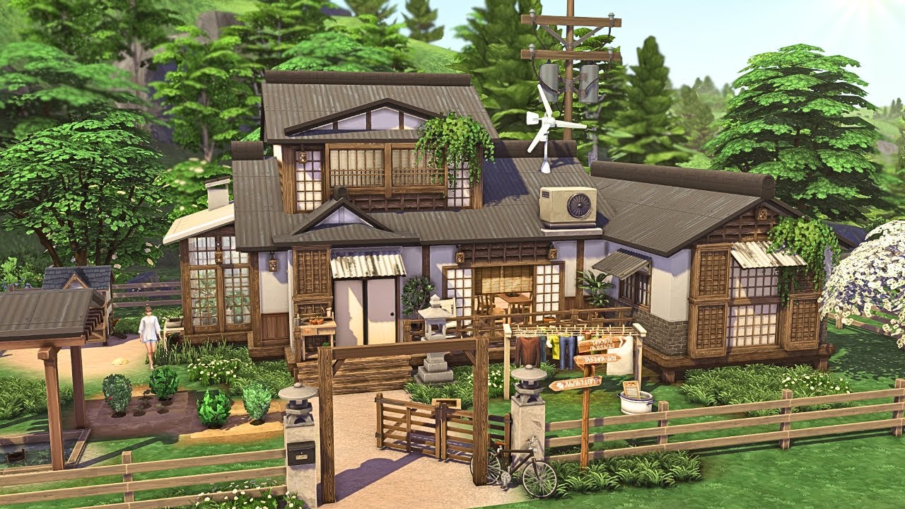 Japanese Country Home 🌱 | The Sims 4 - Speed Build (NO CC)