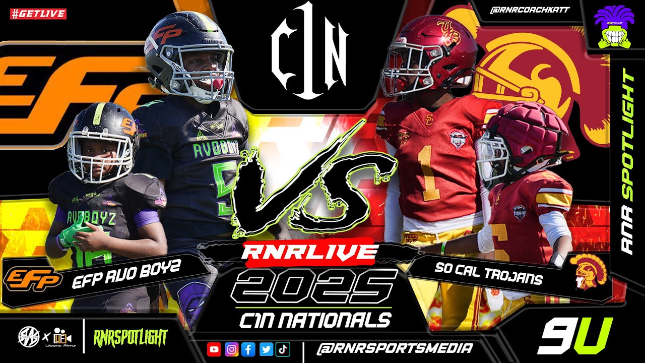C1N Благослови малышей | 9U | So Cal Trojans против EFP RVO Boyz