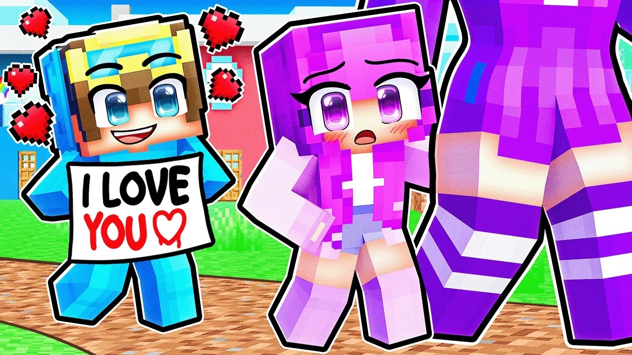 BABY NICO Has a CRUSH on BABY ZOEY in Minecraft!