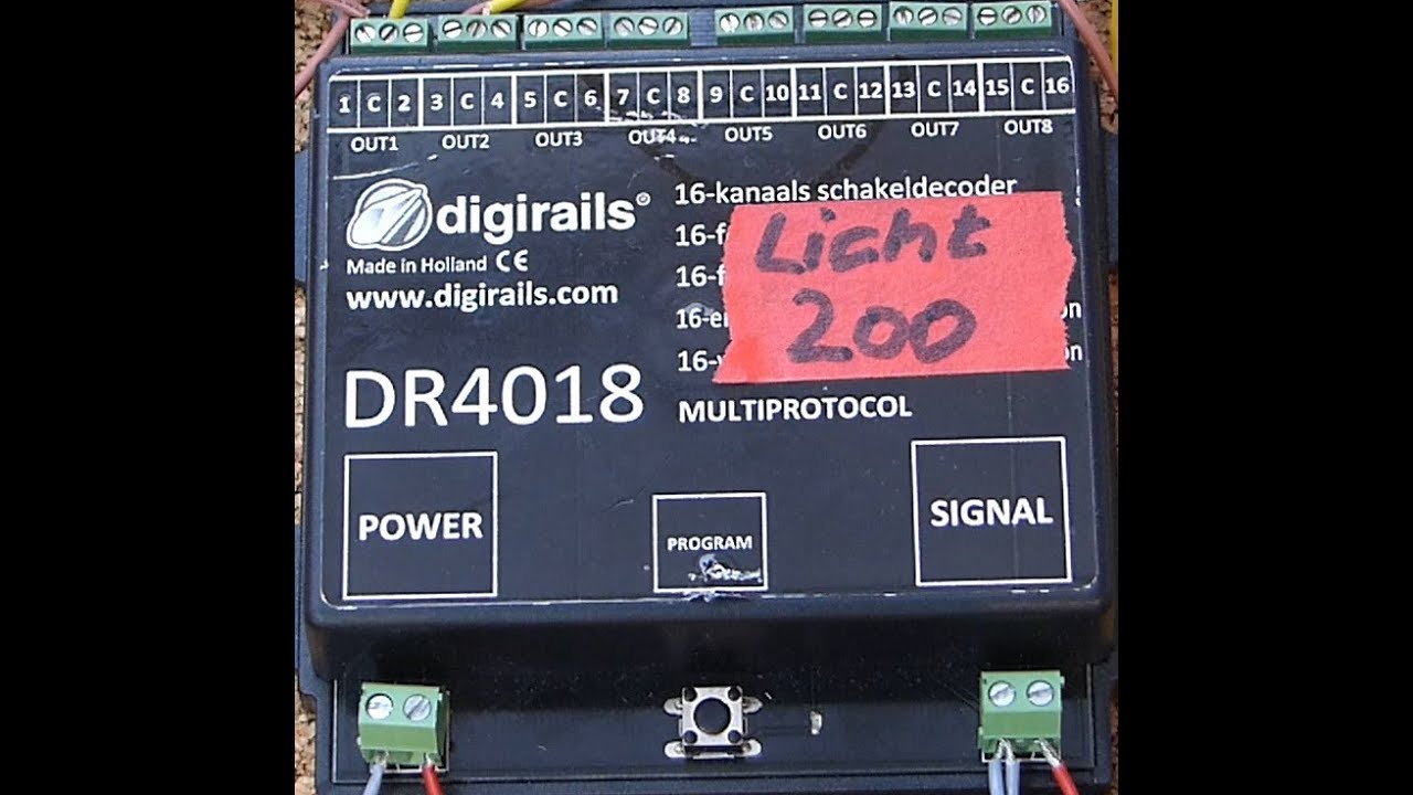 #28 DR4018 Vom Weichendecoder zum Lichtschalter und Dankeschön