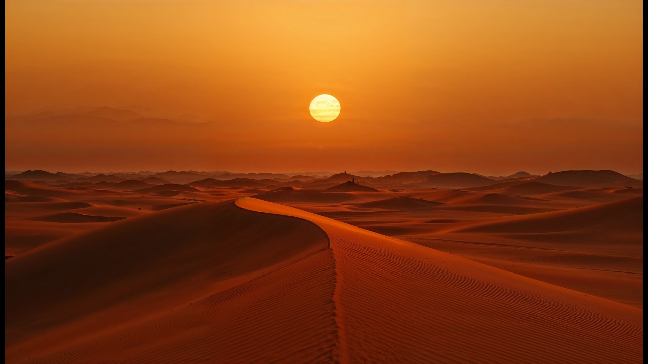 Dune Inspired Ambience Screensaver | 2 Hours | Peaceful Brown Noise | Immersive Desert Atmosphere