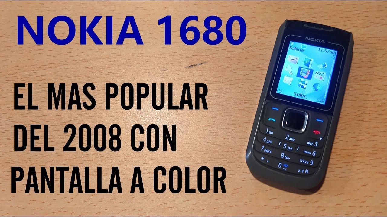 ✅ NOKIA 1680 A COLOR RETRO REVIEW DEL TELEFONO CLASICO MAS POPULAR DEL 2008  [RECOMENDADO]