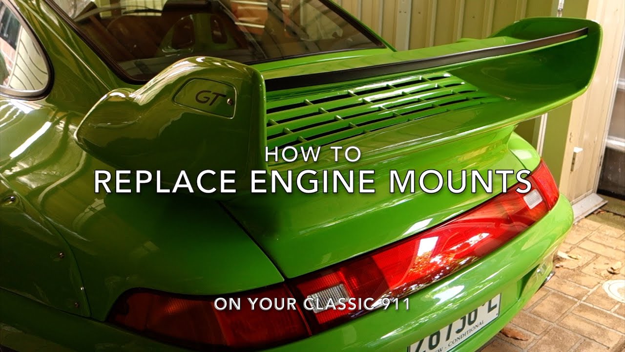 Porsche 911 Engine Mount Replacement