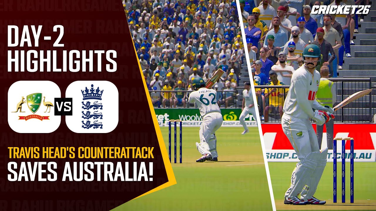 Travis Head's Counterattack Saves Australia! The Ashes 1st Test Day 2 Highlights | Cricket 26