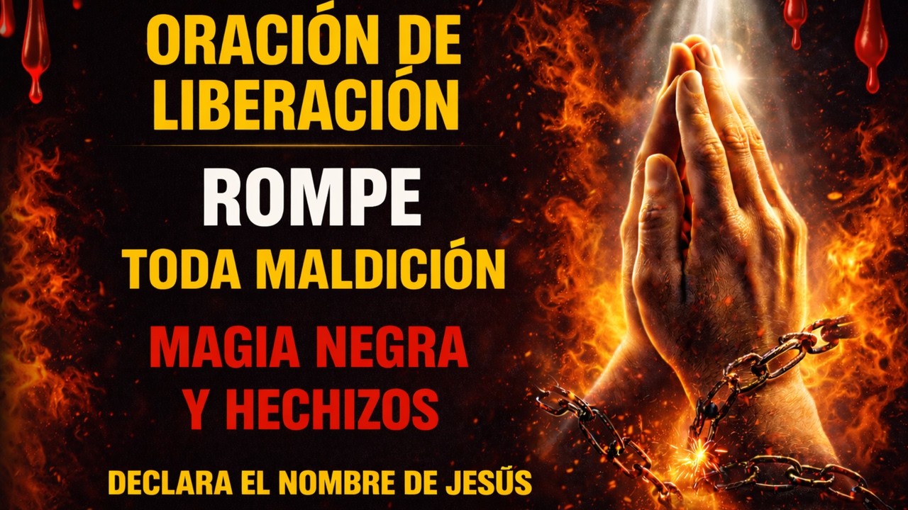 🔥 Oración de Liberación para Romper Toda Maldición, Brujería y Ataque Demoníaco