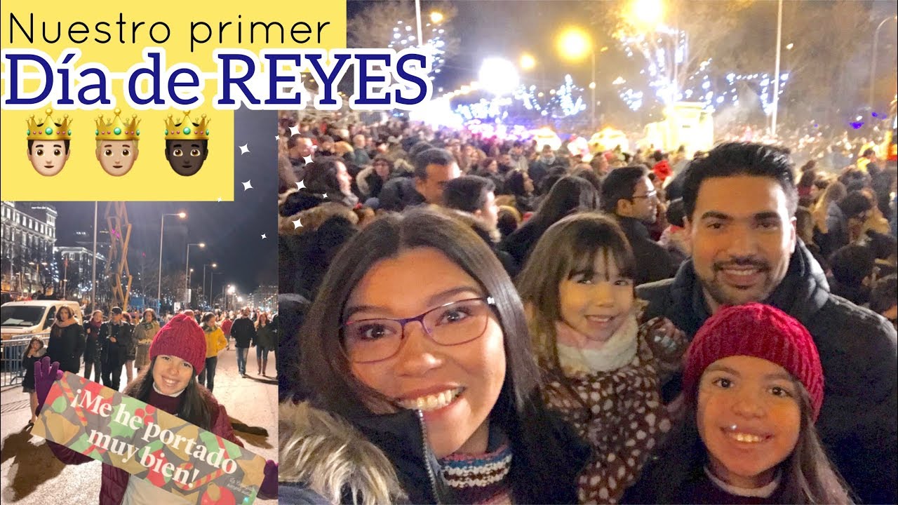 Cabalgata de Reyes Magos Madrid 2019 La Castellana | Nuestro primer día de reyes en España