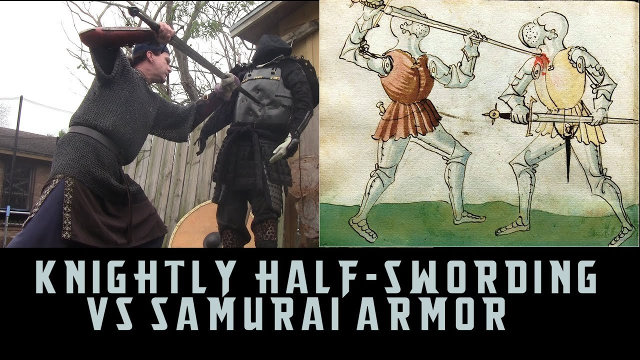 Deadliest Warriors: Knightly Half-Swording Vs Samurai Armor + Polearm