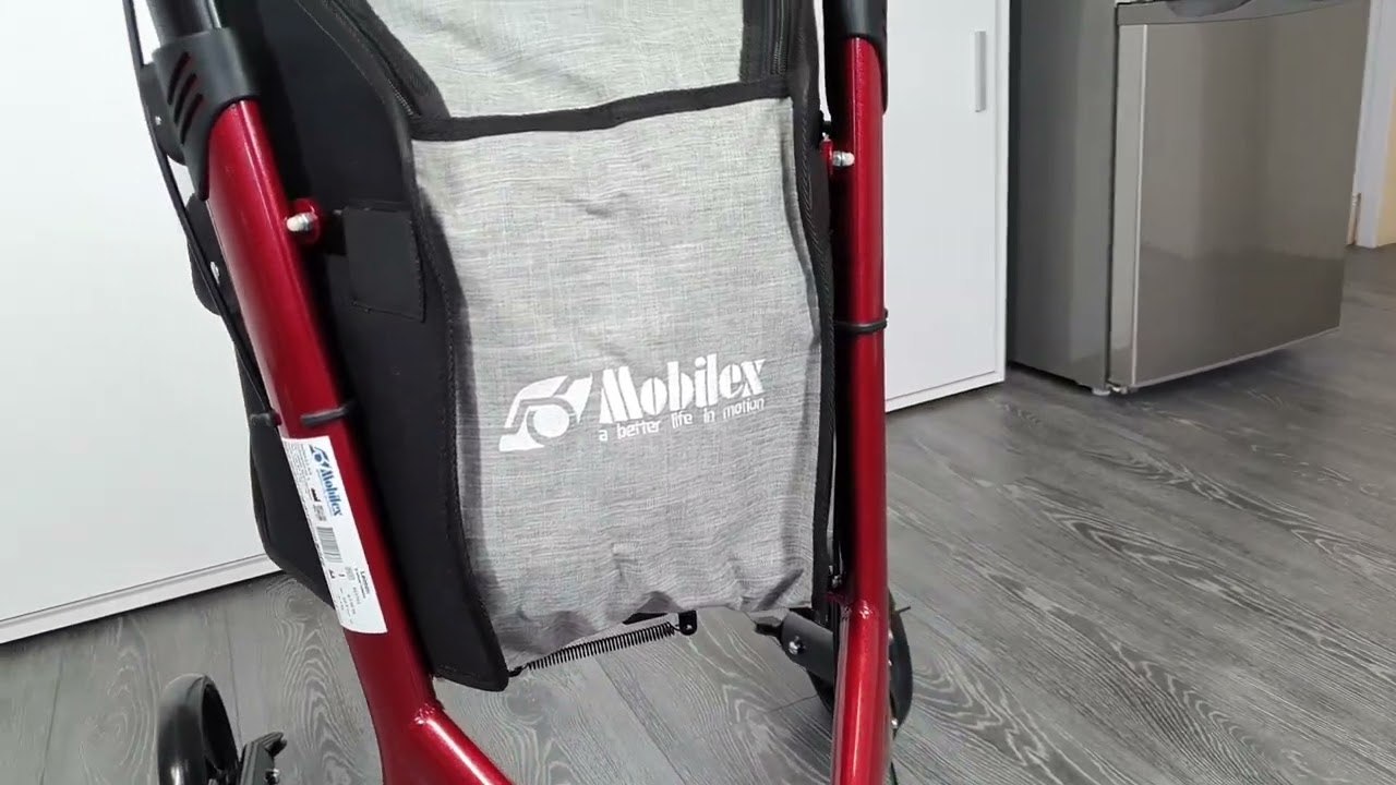 3-Rad Rollator Walker Mobilex Lemur - Leichtgewichtrollator Deltarollator Aluminium FabaCare