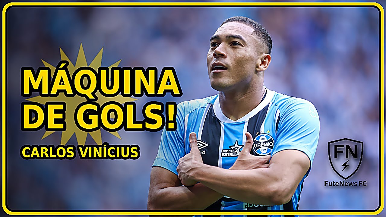 CARLOS VINÍCIUS virou uma MÁQUINA DE GOLS no Grêmio! | Melhor atacante do Brasil?🤖⚽