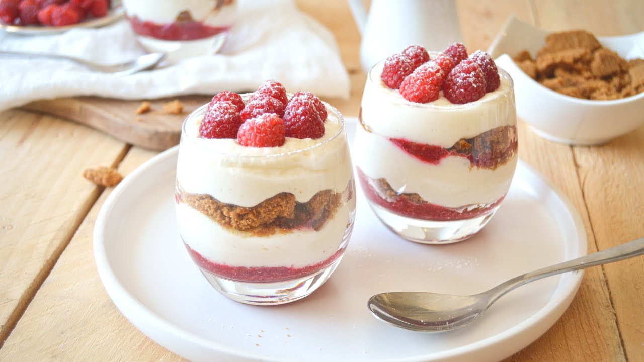 VERRINES TIRAMISU FRAMBOISES SPECULOOS