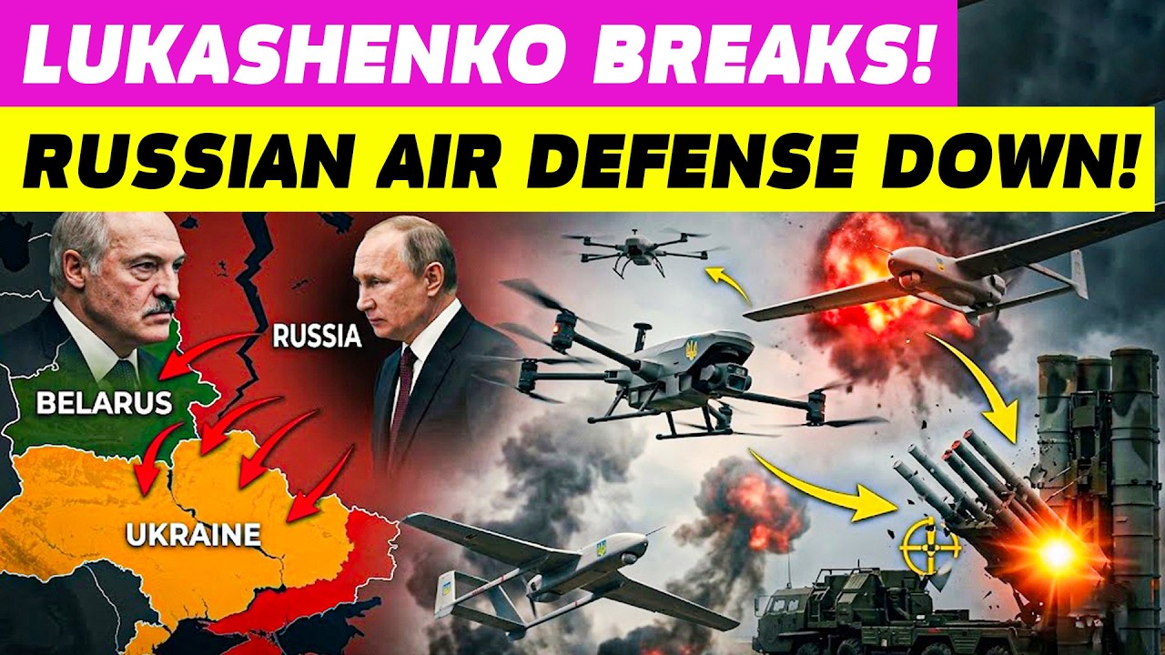 Lukashenko breaks with Putin! Ukraine's new drone tech destroys Russia's air defense myth...