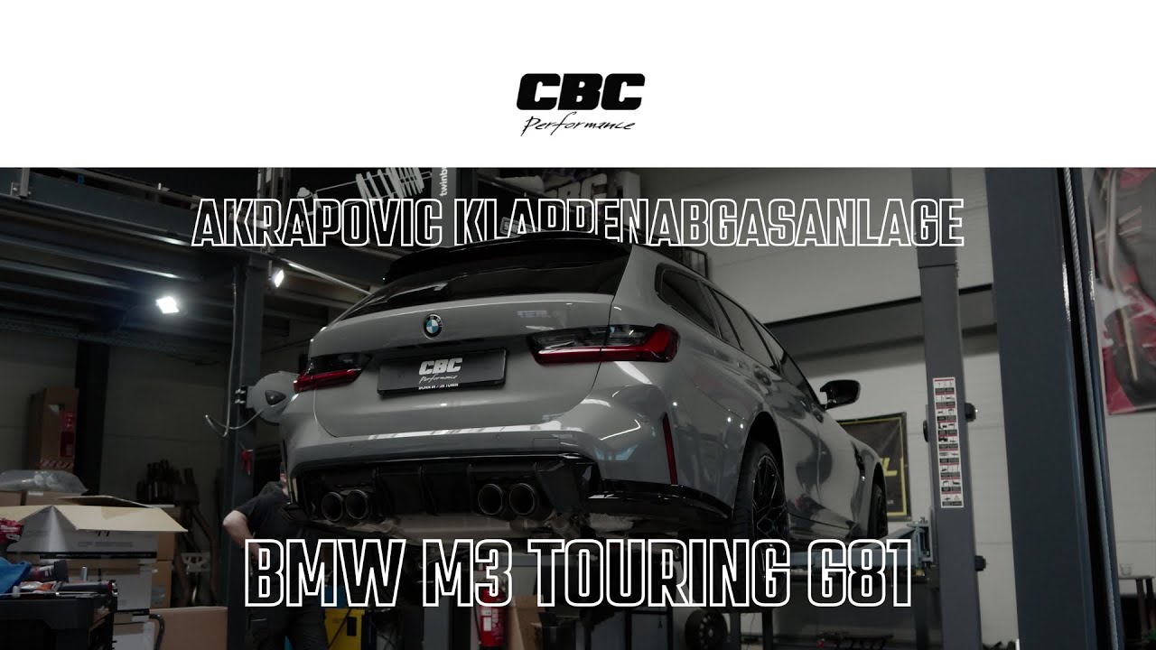 BMW G81 M3 - Akrapovic Klappenabgasanlage