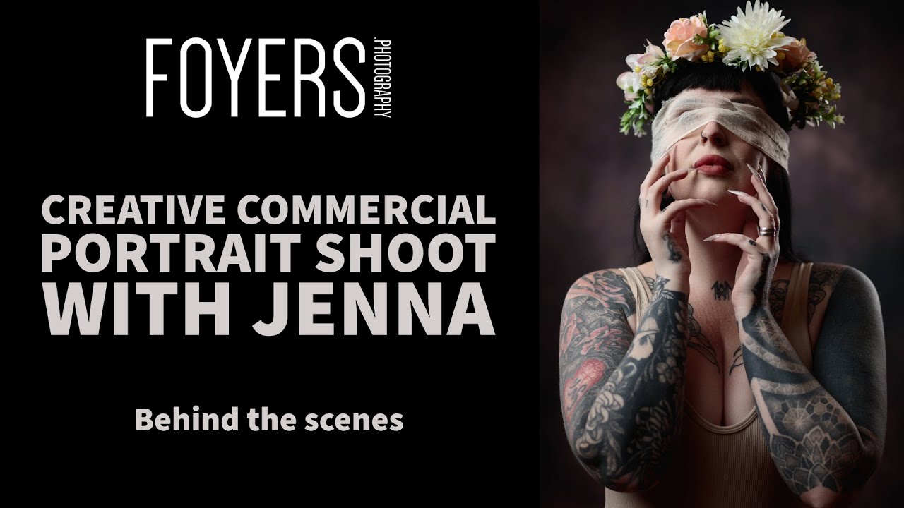 Behind the Scenes &ndash; Creative Commercial Portrait Shoot with Jenna | Suffolk Studio Photography