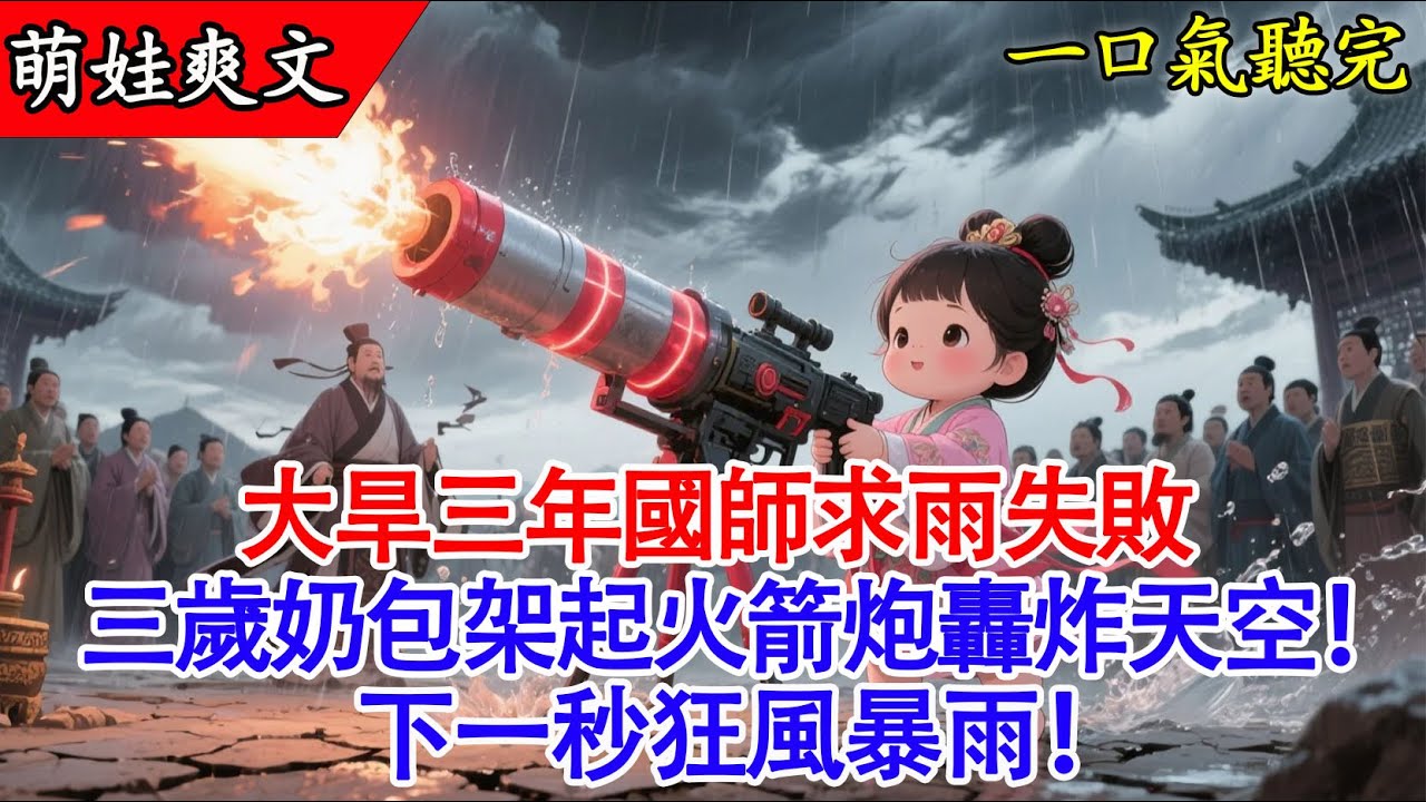 【完結小說】3歲半奶娃造大炮轟天？皇帝：朕把國運賭你身上！🚀 科學求雨驚呆滿朝文武！| 萌寶團寵 | 科技強國#穿越 #有聲書 #爽文 #萌娃 #團寵 #小說 #原創