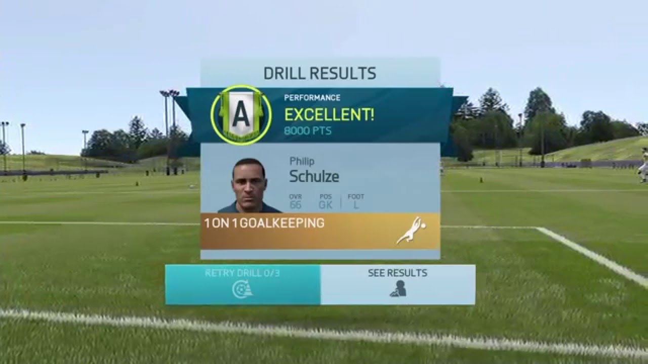 FinchPlays FIFA 16: Straight A's on One-on-One Goalkeeper Training!