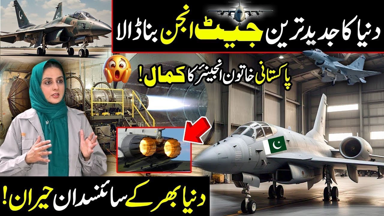 Pakistani Women Engineer Made Most Advance Jet Engine | JF-17 Vs Tejas | Made In Pakistan