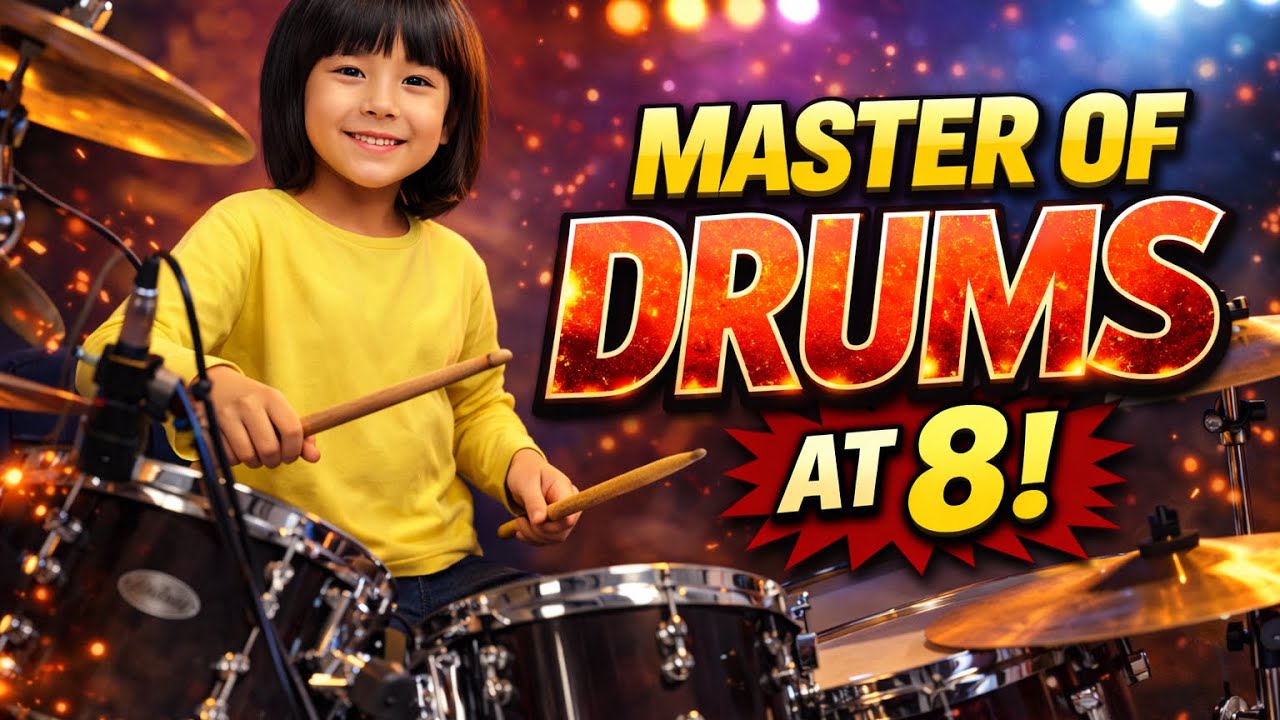 Yoyoka Soma at 8 Years Old — The Kid Drummer Who Absolutely Blow Your Mind