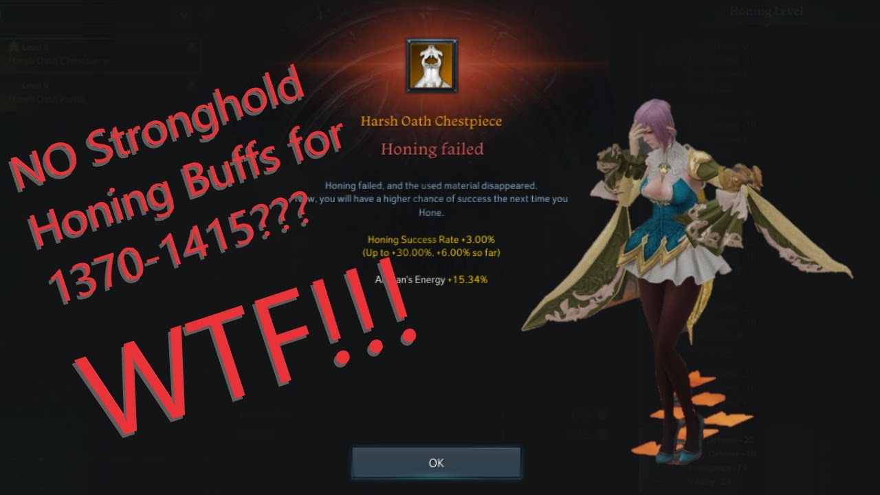 Lost Ark - NO Stronghold Honing Buffs 1370-1415
