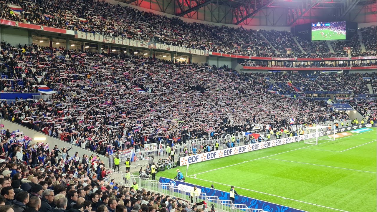 Ambiance OL 3-0 Valenciennes | Coupe de France | 2 avril 2024 | Parc Olympique Lyonnais