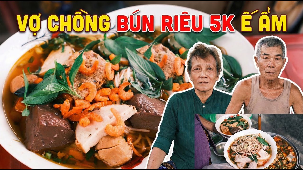 Bún riêu núp hẻm 5k/tô của ông bà lão không có con được nhiều người cứu lấy thế nào? I Phong Bụi