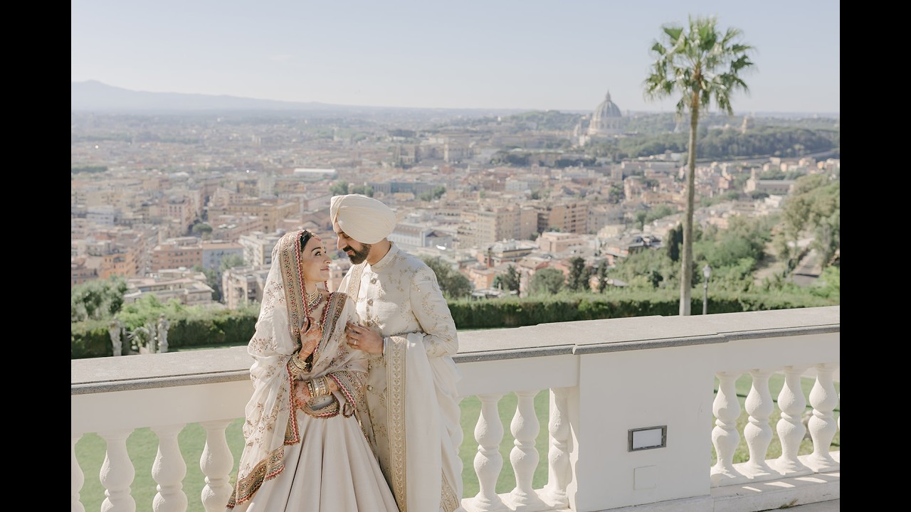 A Dream Indian Wedding in Rome | Riana & Raj’s 3-Day Celebration of Love