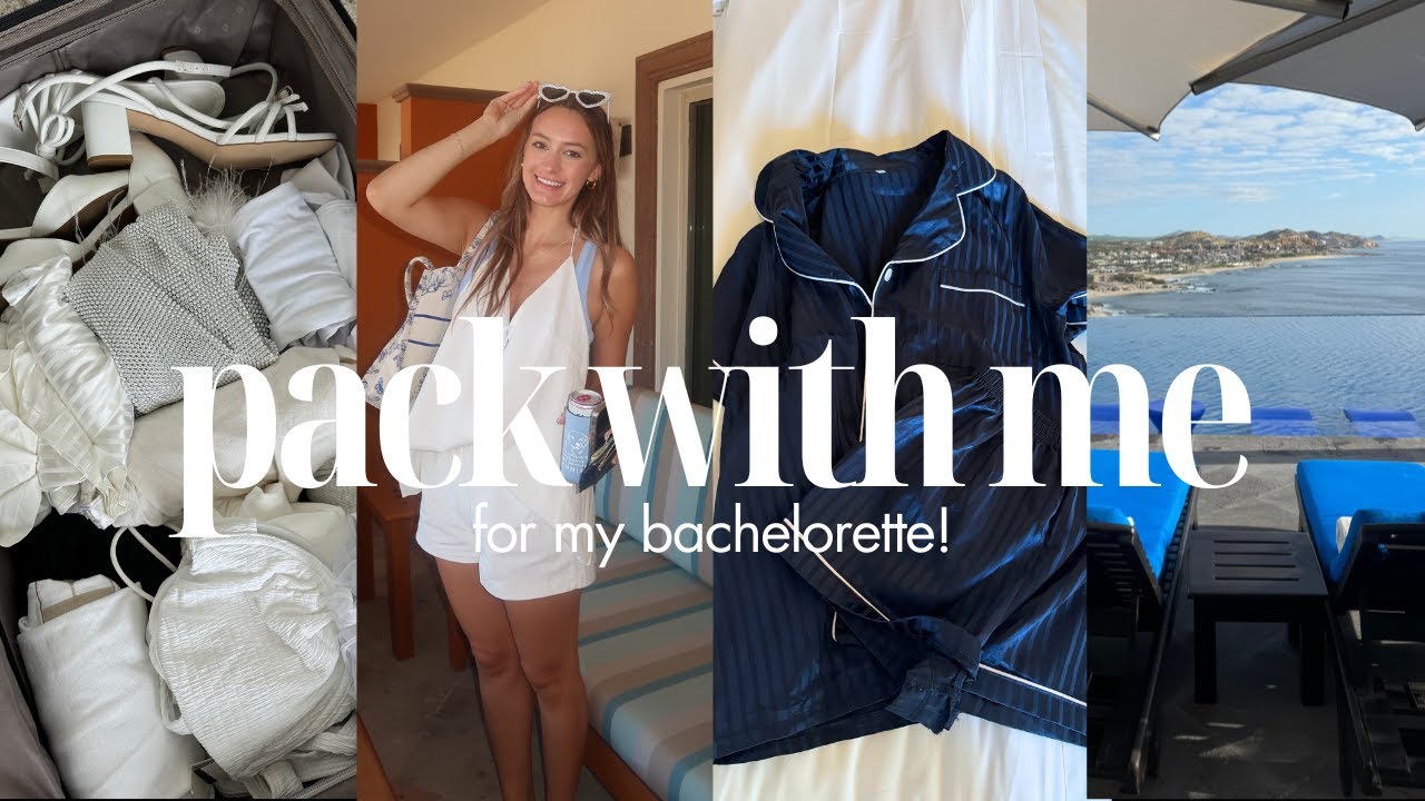 PACK WITH ME FOR MY BACHELORETTE TRIP | Outfit ideas, travel hacks, & vacation prep!